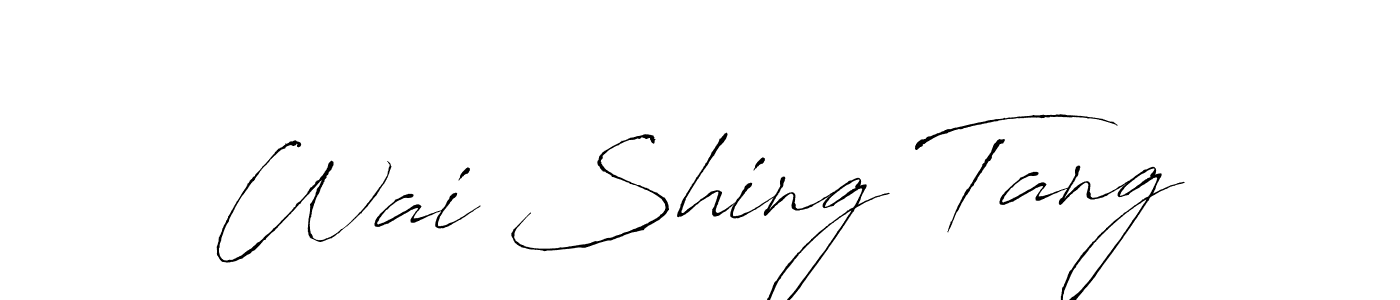 Use a signature maker to create a handwritten signature online. With this signature software, you can design (Antro_Vectra) your own signature for name Wai Shing Tang. Wai Shing Tang signature style 6 images and pictures png