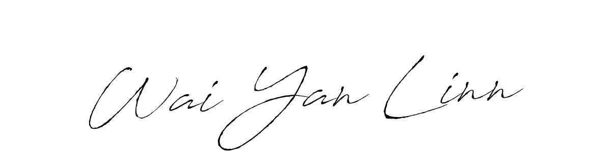 This is the best signature style for the Wai Yan Linn name. Also you like these signature font (Antro_Vectra). Mix name signature. Wai Yan Linn signature style 6 images and pictures png