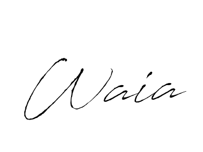 You should practise on your own different ways (Antro_Vectra) to write your name (Waia) in signature. don't let someone else do it for you. Waia signature style 6 images and pictures png