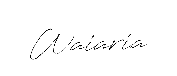 Make a short Waiaria signature style. Manage your documents anywhere anytime using Antro_Vectra. Create and add eSignatures, submit forms, share and send files easily. Waiaria signature style 6 images and pictures png