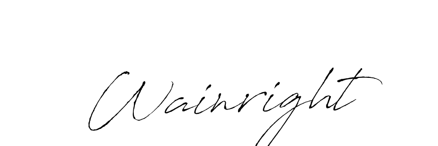 Create a beautiful signature design for name Wainright. With this signature (Antro_Vectra) fonts, you can make a handwritten signature for free. Wainright signature style 6 images and pictures png