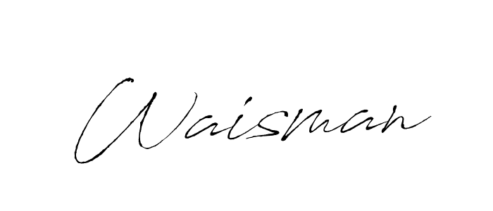 Antro_Vectra is a professional signature style that is perfect for those who want to add a touch of class to their signature. It is also a great choice for those who want to make their signature more unique. Get Waisman name to fancy signature for free. Waisman signature style 6 images and pictures png