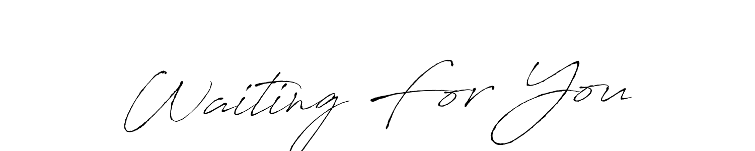 Check out images of Autograph of Waiting For You name. Actor Waiting For You Signature Style. Antro_Vectra is a professional sign style online. Waiting For You signature style 6 images and pictures png