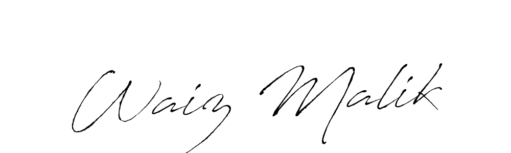 How to Draw Waiz Malik signature style? Antro_Vectra is a latest design signature styles for name Waiz Malik. Waiz Malik signature style 6 images and pictures png