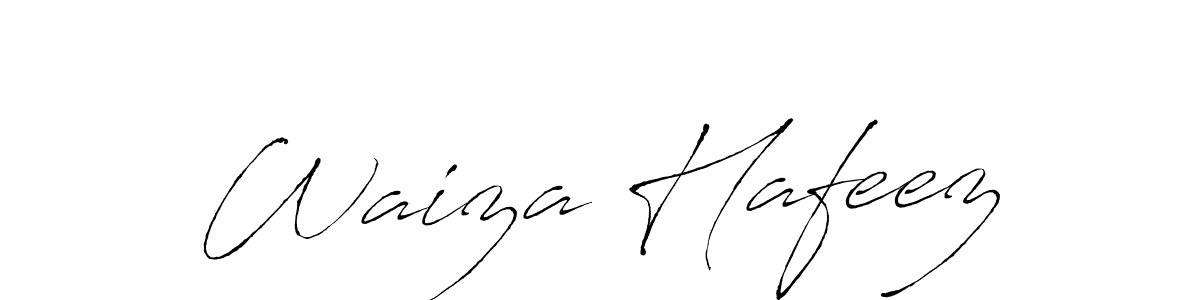 The best way (Antro_Vectra) to make a short signature is to pick only two or three words in your name. The name Waiza Hafeez include a total of six letters. For converting this name. Waiza Hafeez signature style 6 images and pictures png