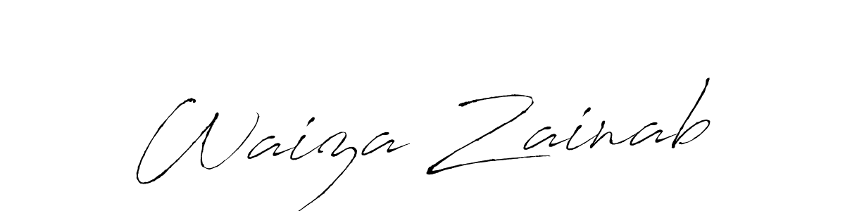Similarly Antro_Vectra is the best handwritten signature design. Signature creator online .You can use it as an online autograph creator for name Waiza Zainab. Waiza Zainab signature style 6 images and pictures png