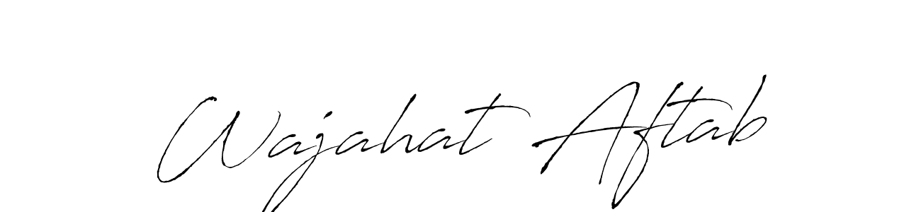 The best way (Antro_Vectra) to make a short signature is to pick only two or three words in your name. The name Wajahat Aftab include a total of six letters. For converting this name. Wajahat Aftab signature style 6 images and pictures png