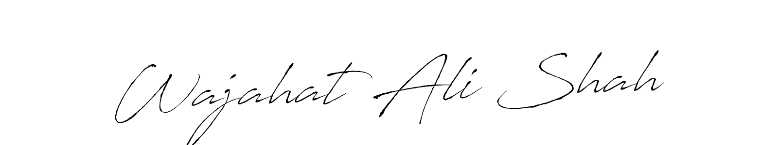 You should practise on your own different ways (Antro_Vectra) to write your name (Wajahat Ali Shah) in signature. don't let someone else do it for you. Wajahat Ali Shah signature style 6 images and pictures png