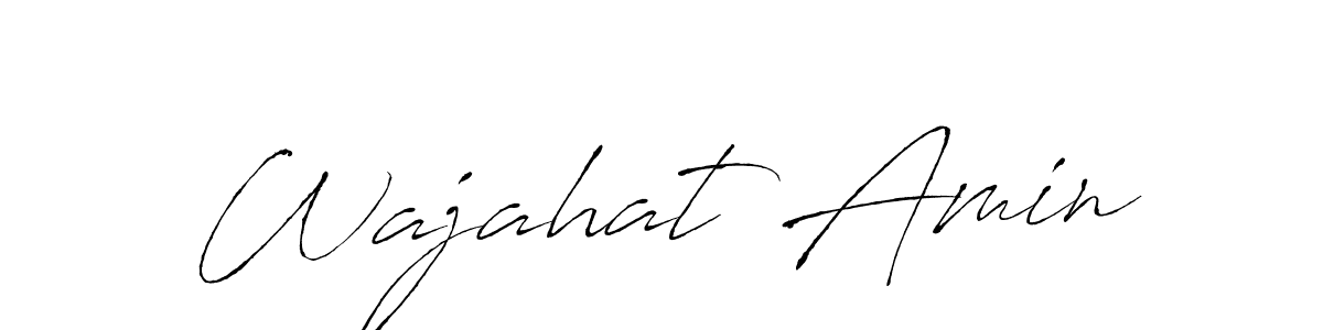 Also we have Wajahat Amin name is the best signature style. Create professional handwritten signature collection using Antro_Vectra autograph style. Wajahat Amin signature style 6 images and pictures png
