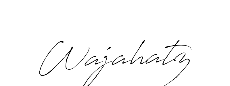 Design your own signature with our free online signature maker. With this signature software, you can create a handwritten (Antro_Vectra) signature for name Wajahatz. Wajahatz signature style 6 images and pictures png