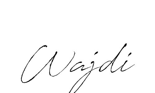 Best and Professional Signature Style for Wajdi. Antro_Vectra Best Signature Style Collection. Wajdi signature style 6 images and pictures png