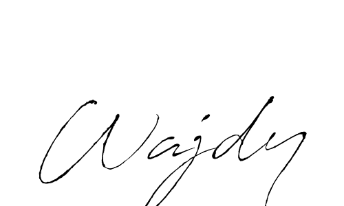 It looks lik you need a new signature style for name Wajdy. Design unique handwritten (Antro_Vectra) signature with our free signature maker in just a few clicks. Wajdy signature style 6 images and pictures png