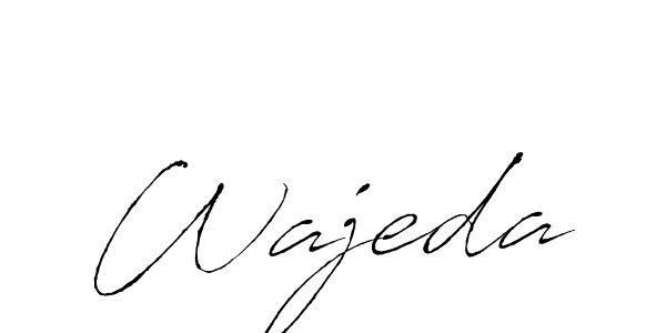 if you are searching for the best signature style for your name Wajeda. so please give up your signature search. here we have designed multiple signature styles  using Antro_Vectra. Wajeda signature style 6 images and pictures png