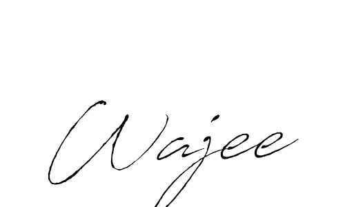 It looks lik you need a new signature style for name Wajee. Design unique handwritten (Antro_Vectra) signature with our free signature maker in just a few clicks. Wajee signature style 6 images and pictures png