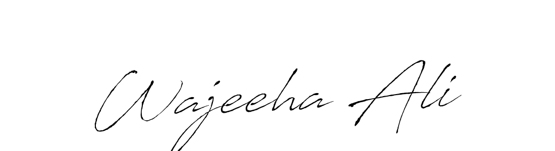 Use a signature maker to create a handwritten signature online. With this signature software, you can design (Antro_Vectra) your own signature for name Wajeeha Ali. Wajeeha Ali signature style 6 images and pictures png