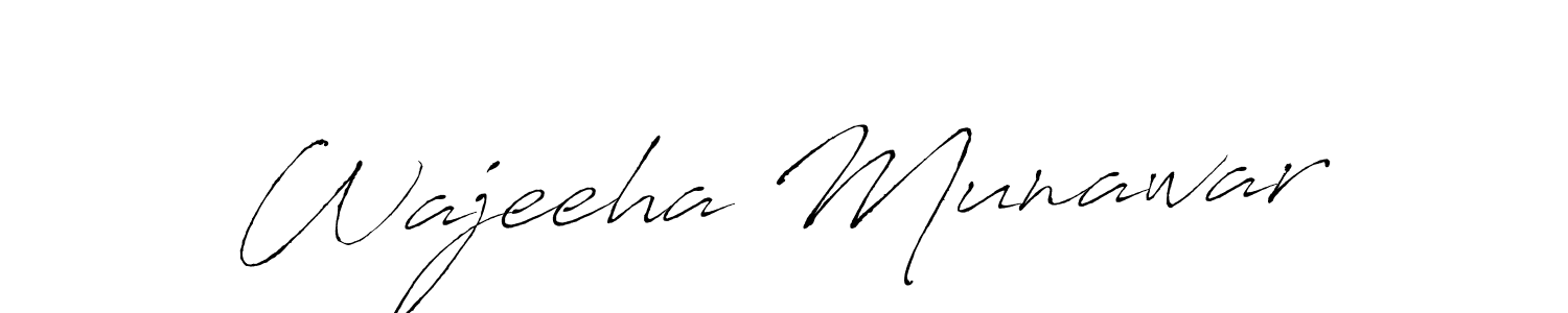 Once you've used our free online signature maker to create your best signature Antro_Vectra style, it's time to enjoy all of the benefits that Wajeeha Munawar name signing documents. Wajeeha Munawar signature style 6 images and pictures png