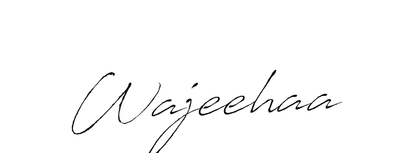 How to make Wajeehaa name signature. Use Antro_Vectra style for creating short signs online. This is the latest handwritten sign. Wajeehaa signature style 6 images and pictures png