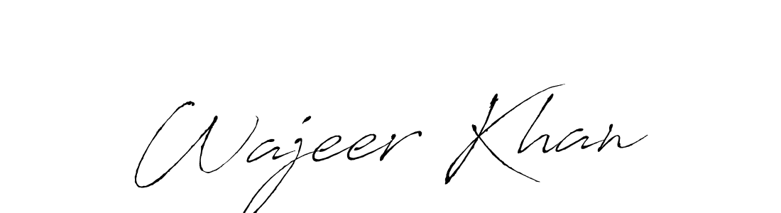 Use a signature maker to create a handwritten signature online. With this signature software, you can design (Antro_Vectra) your own signature for name Wajeer Khan. Wajeer Khan signature style 6 images and pictures png