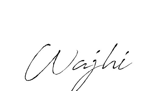 Antro_Vectra is a professional signature style that is perfect for those who want to add a touch of class to their signature. It is also a great choice for those who want to make their signature more unique. Get Wajhi name to fancy signature for free. Wajhi signature style 6 images and pictures png