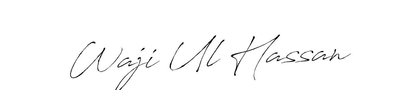 How to make Waji Ul Hassan signature? Antro_Vectra is a professional autograph style. Create handwritten signature for Waji Ul Hassan name. Waji Ul Hassan signature style 6 images and pictures png
