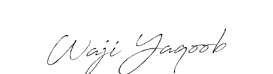 Use a signature maker to create a handwritten signature online. With this signature software, you can design (Antro_Vectra) your own signature for name Waji Yaqoob. Waji Yaqoob signature style 6 images and pictures png