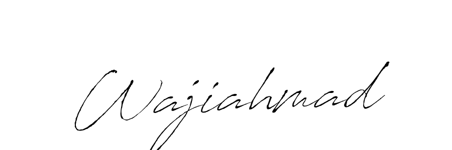 This is the best signature style for the Wajiahmad name. Also you like these signature font (Antro_Vectra). Mix name signature. Wajiahmad signature style 6 images and pictures png