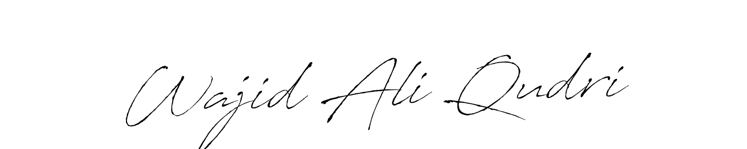 This is the best signature style for the Wajid Ali Qudri name. Also you like these signature font (Antro_Vectra). Mix name signature. Wajid Ali Qudri signature style 6 images and pictures png