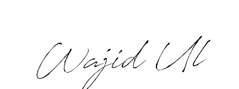 How to make Wajid Ul signature? Antro_Vectra is a professional autograph style. Create handwritten signature for Wajid Ul name. Wajid Ul signature style 6 images and pictures png