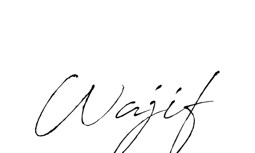 if you are searching for the best signature style for your name Wajif. so please give up your signature search. here we have designed multiple signature styles  using Antro_Vectra. Wajif signature style 6 images and pictures png