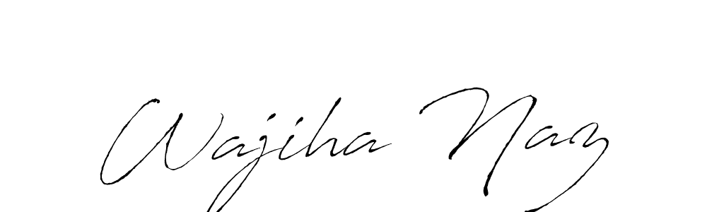 Wajiha Naz stylish signature style. Best Handwritten Sign (Antro_Vectra) for my name. Handwritten Signature Collection Ideas for my name Wajiha Naz. Wajiha Naz signature style 6 images and pictures png