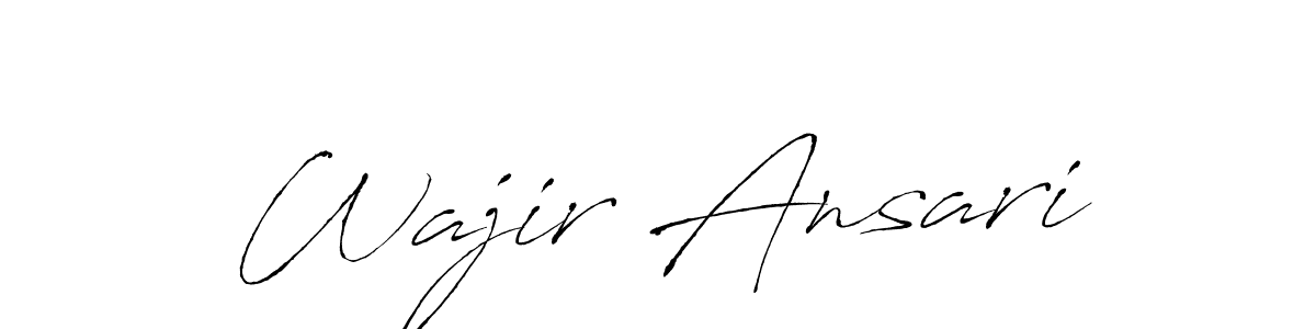 Make a short Wajir Ansari signature style. Manage your documents anywhere anytime using Antro_Vectra. Create and add eSignatures, submit forms, share and send files easily. Wajir Ansari signature style 6 images and pictures png