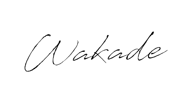 How to Draw Wakade signature style? Antro_Vectra is a latest design signature styles for name Wakade. Wakade signature style 6 images and pictures png