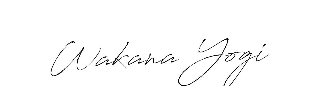 Also You can easily find your signature by using the search form. We will create Wakana Yogi name handwritten signature images for you free of cost using Antro_Vectra sign style. Wakana Yogi signature style 6 images and pictures png