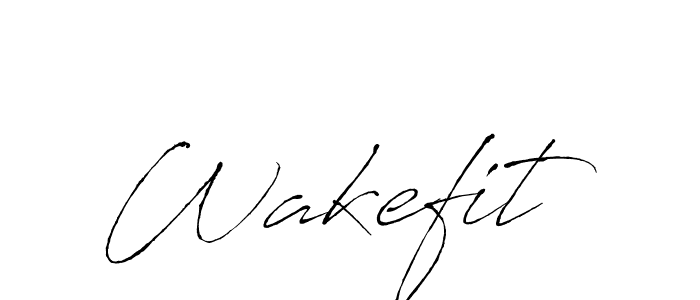 How to make Wakefit name signature. Use Antro_Vectra style for creating short signs online. This is the latest handwritten sign. Wakefit signature style 6 images and pictures png