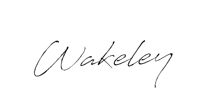 How to make Wakeley name signature. Use Antro_Vectra style for creating short signs online. This is the latest handwritten sign. Wakeley signature style 6 images and pictures png