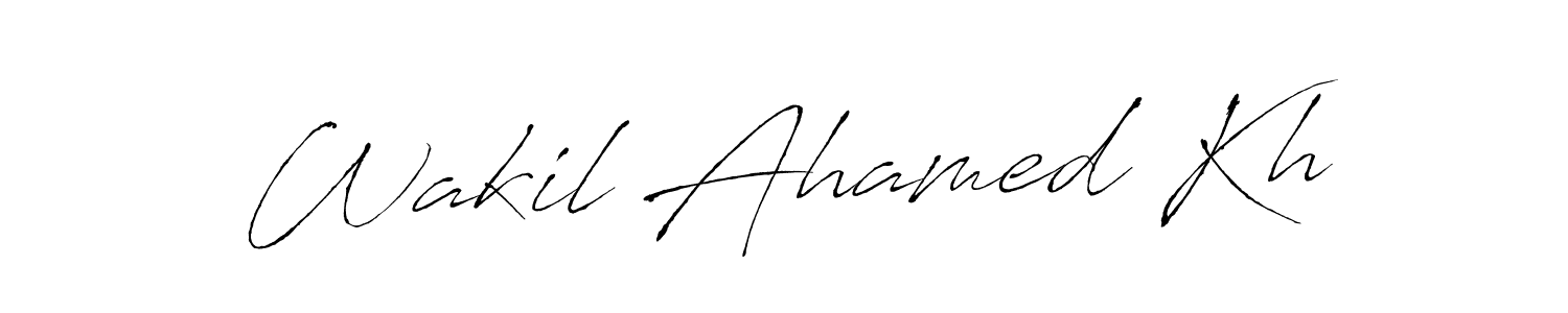 Best and Professional Signature Style for Wakil Ahamed Kh. Antro_Vectra Best Signature Style Collection. Wakil Ahamed Kh signature style 6 images and pictures png