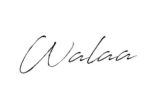 Make a beautiful signature design for name Walaa. Use this online signature maker to create a handwritten signature for free. Walaa signature style 6 images and pictures png