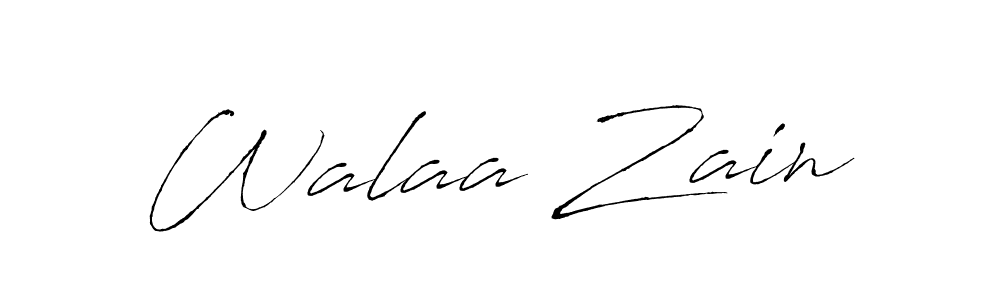 Also You can easily find your signature by using the search form. We will create Walaa Zain name handwritten signature images for you free of cost using Antro_Vectra sign style. Walaa Zain signature style 6 images and pictures png