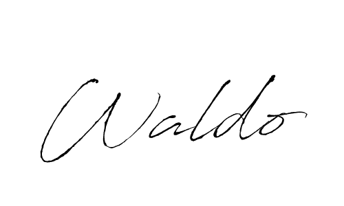 Make a beautiful signature design for name Waldo. With this signature (Antro_Vectra) style, you can create a handwritten signature for free. Waldo signature style 6 images and pictures png