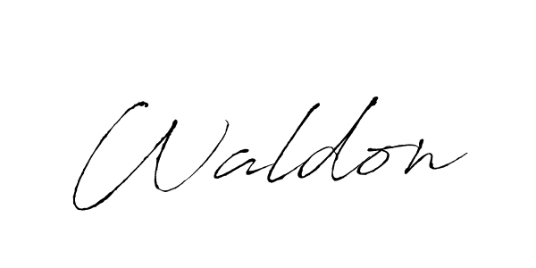 How to make Waldon name signature. Use Antro_Vectra style for creating short signs online. This is the latest handwritten sign. Waldon signature style 6 images and pictures png