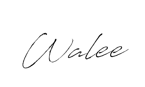 Best and Professional Signature Style for Walee. Antro_Vectra Best Signature Style Collection. Walee signature style 6 images and pictures png