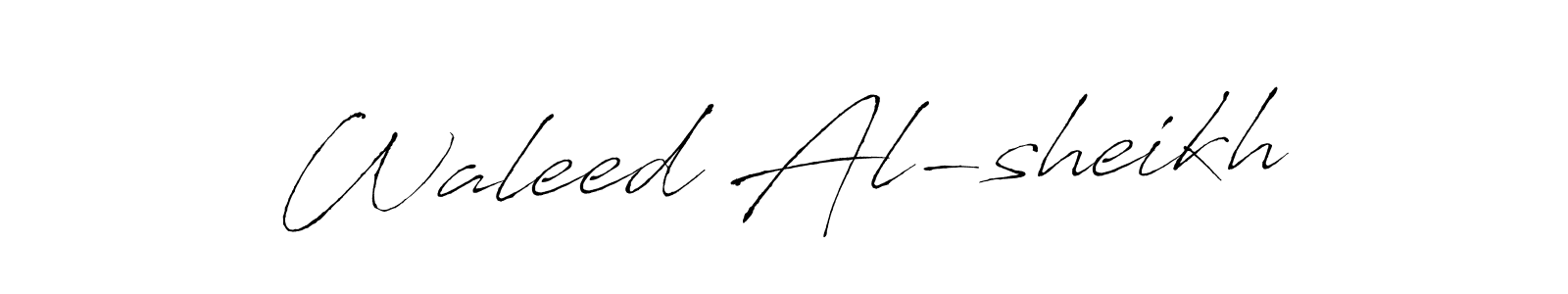 Similarly Antro_Vectra is the best handwritten signature design. Signature creator online .You can use it as an online autograph creator for name Waleed Al-sheikh. Waleed Al-sheikh signature style 6 images and pictures png