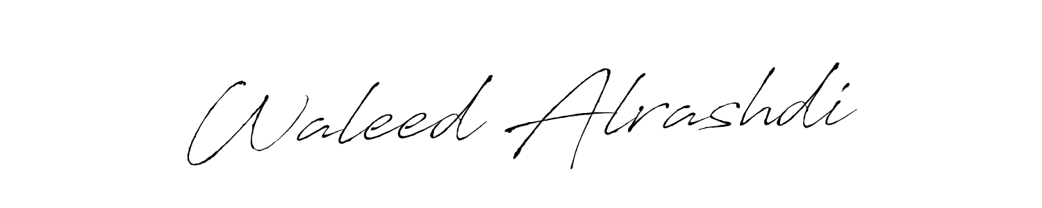 Also we have Waleed Alrashdi name is the best signature style. Create professional handwritten signature collection using Antro_Vectra autograph style. Waleed Alrashdi signature style 6 images and pictures png