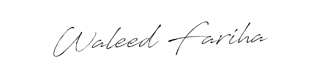 Make a short Waleed Fariha signature style. Manage your documents anywhere anytime using Antro_Vectra. Create and add eSignatures, submit forms, share and send files easily. Waleed Fariha signature style 6 images and pictures png