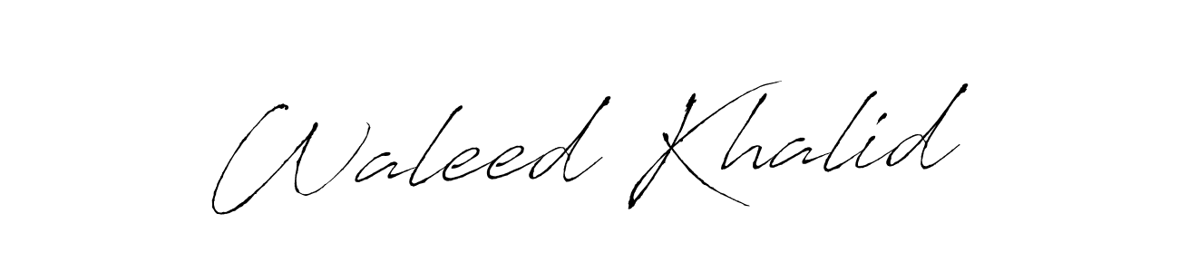 See photos of Waleed Khalid official signature by Spectra . Check more albums & portfolios. Read reviews & check more about Antro_Vectra font. Waleed Khalid signature style 6 images and pictures png