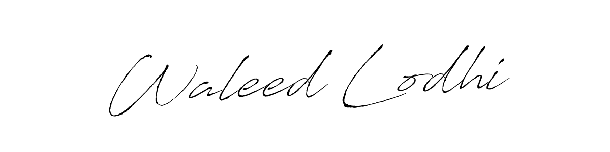 Also You can easily find your signature by using the search form. We will create Waleed Lodhi name handwritten signature images for you free of cost using Antro_Vectra sign style. Waleed Lodhi signature style 6 images and pictures png