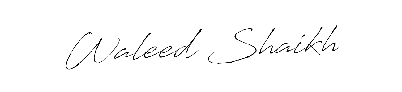 This is the best signature style for the Waleed Shaikh name. Also you like these signature font (Antro_Vectra). Mix name signature. Waleed Shaikh signature style 6 images and pictures png