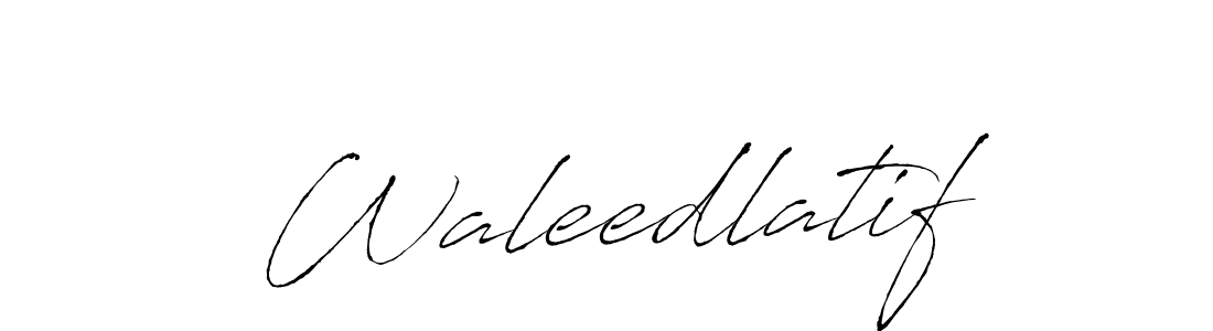 The best way (Antro_Vectra) to make a short signature is to pick only two or three words in your name. The name Waleedlatif include a total of six letters. For converting this name. Waleedlatif signature style 6 images and pictures png