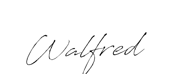 Walfred stylish signature style. Best Handwritten Sign (Antro_Vectra) for my name. Handwritten Signature Collection Ideas for my name Walfred. Walfred signature style 6 images and pictures png