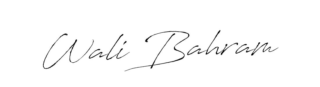 You can use this online signature creator to create a handwritten signature for the name Wali Bahram. This is the best online autograph maker. Wali Bahram signature style 6 images and pictures png